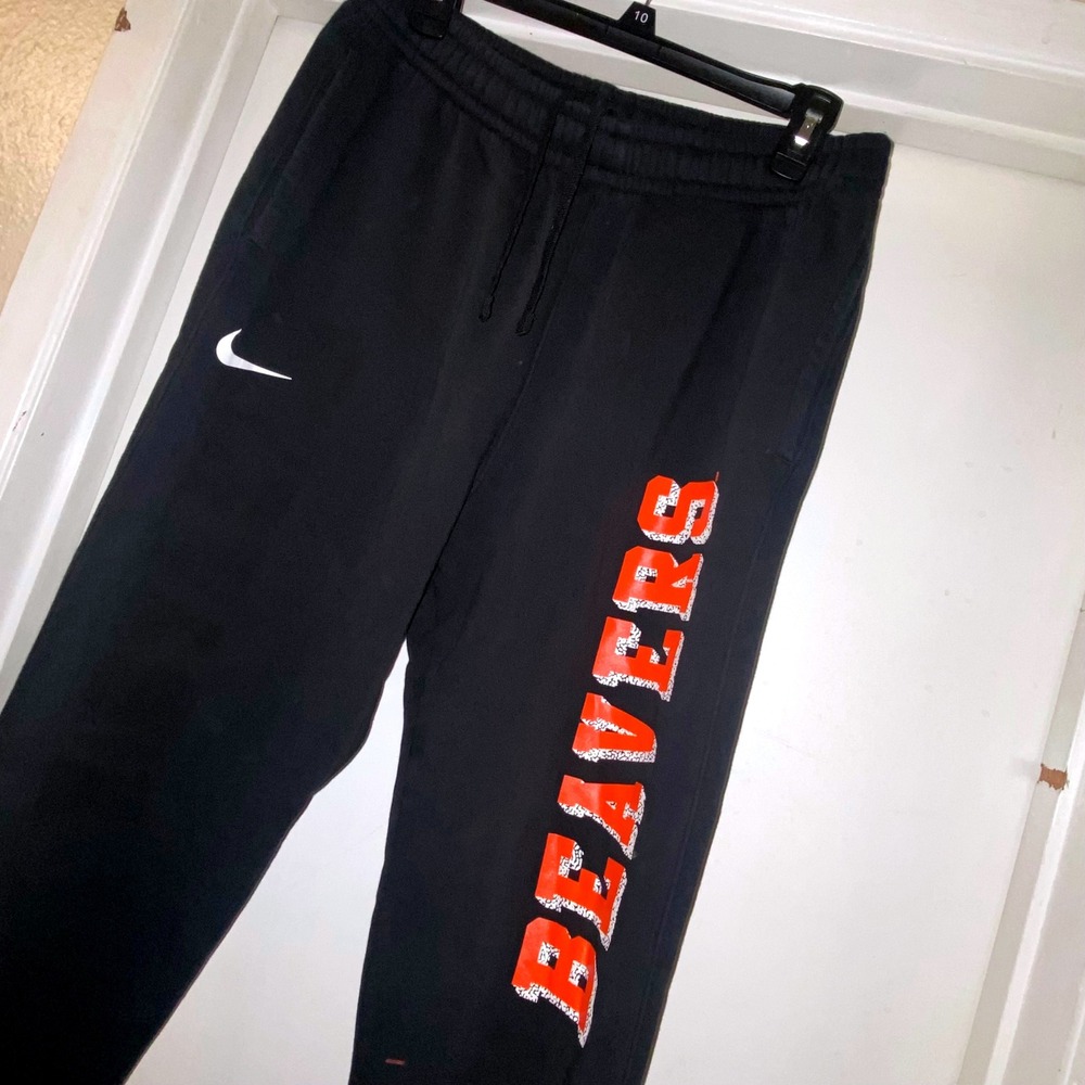 Nike On Field Performance Mens Sweatpants Oregon Beavers Athletic Joggers Size L